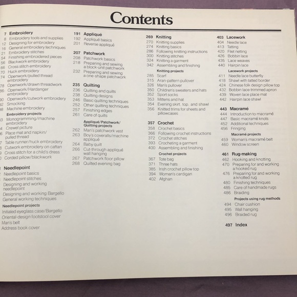 1980 Readers Digest Complete Guide to Needlework - Picture 3 of 5